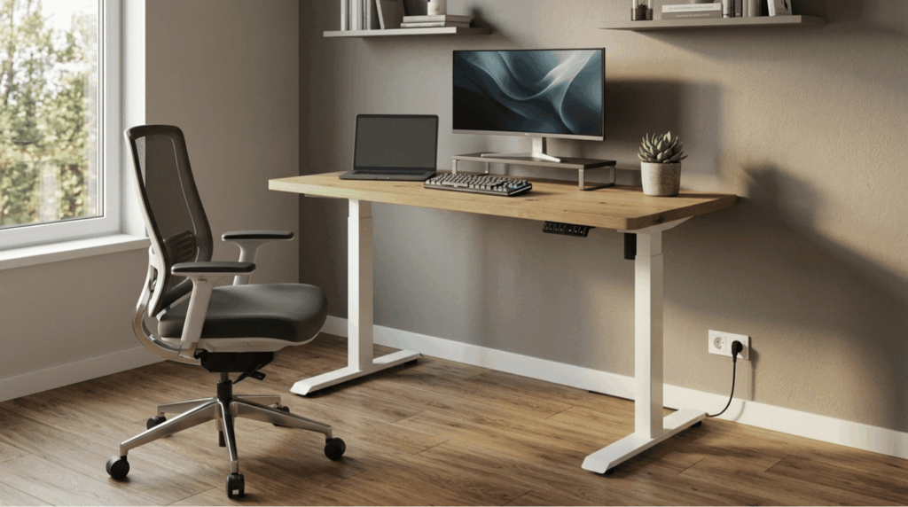 BIMotion 1S 140x70x3,2 cm dąb artisan biały