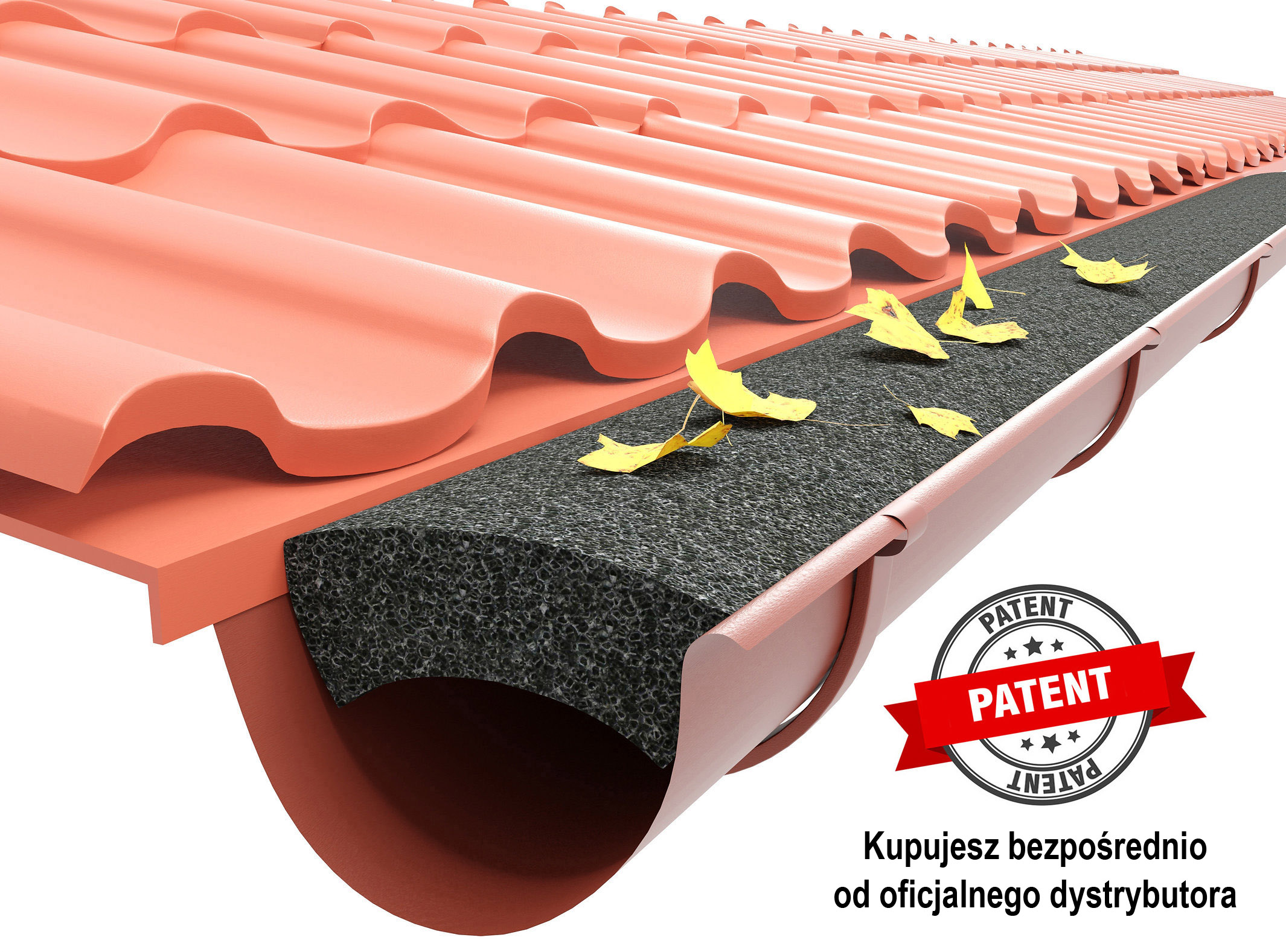 Filtr rynnowy wizualizacja patent PL