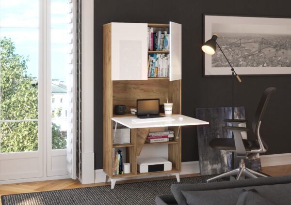 MEGAN 1 aranżacja 1 craft złoty biały połysk open