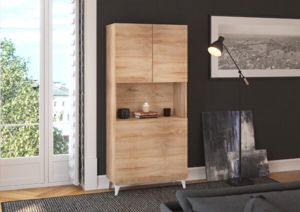 MEGAN 1 aranżacja 1 sonoma jasna