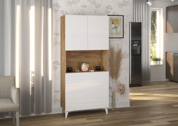 MEGAN 1 aranżacja 3 craft złoty biały połysk