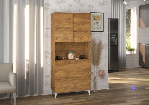 MEGAN 1 aranżacja 3 dąb burgundzki