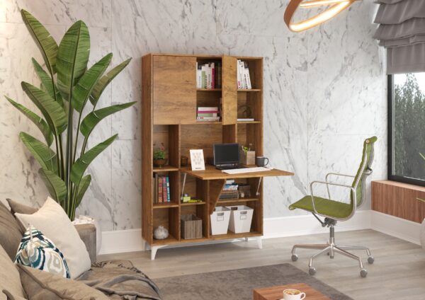 MEGAN 2 aranżacja 1 dąb burgundzki open