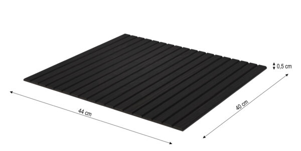 NAKLADKA WENGE Uklad plaski — wymiar