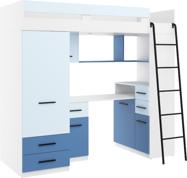 SMYK P biały błękit niebieski