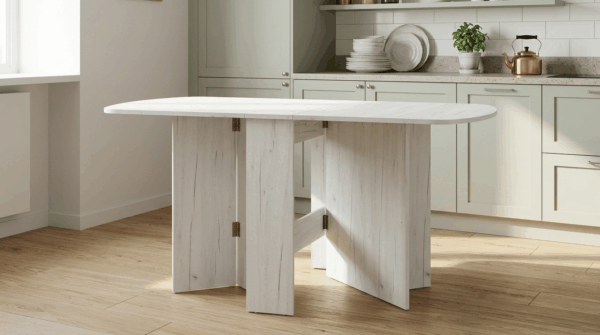 Stolik rozkładany HOMI MINI 2 craft biały 22 150 cm