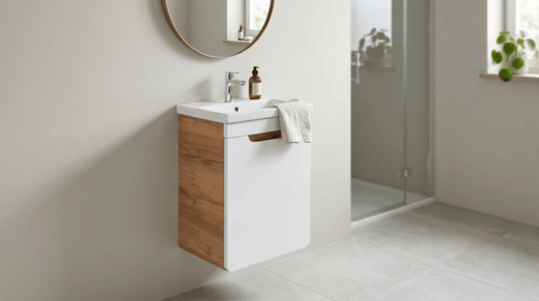 Szafka łazienkowa pod umywalkę 40 cm ARUBA WHITE wisząca 1D