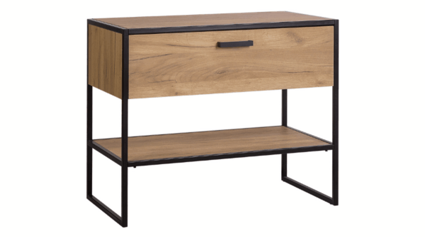 Szafka łazienkowa pod umywalkę 90 cm BROOKLIN craft złoty 1S