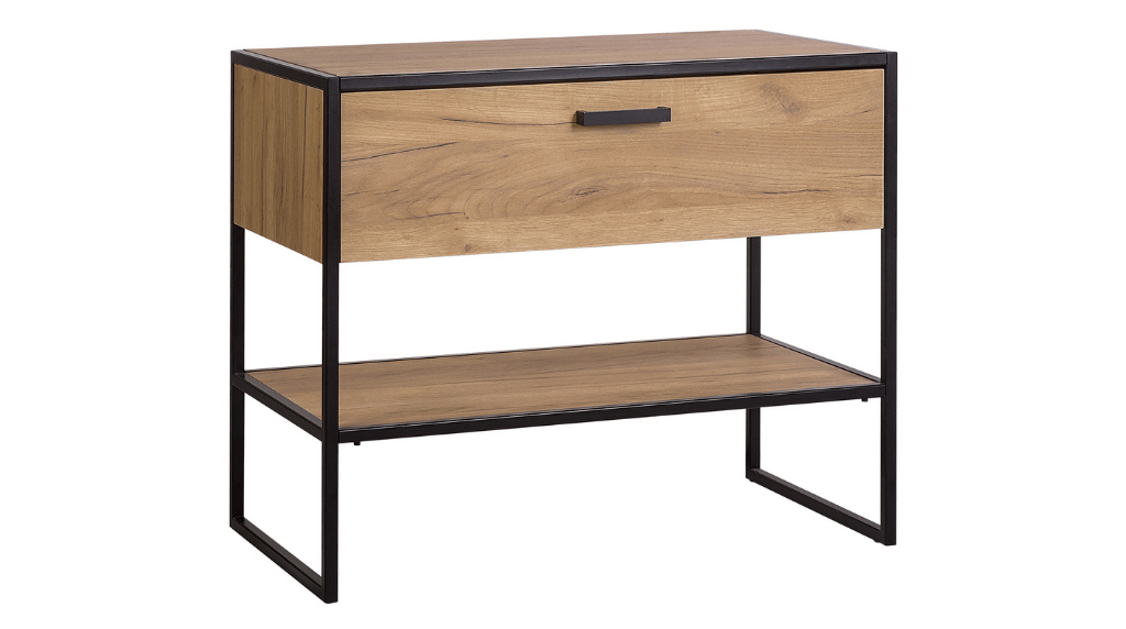 Szafka łazienkowa pod umywalkę 90 cm BROOKLIN craft złoty 1S