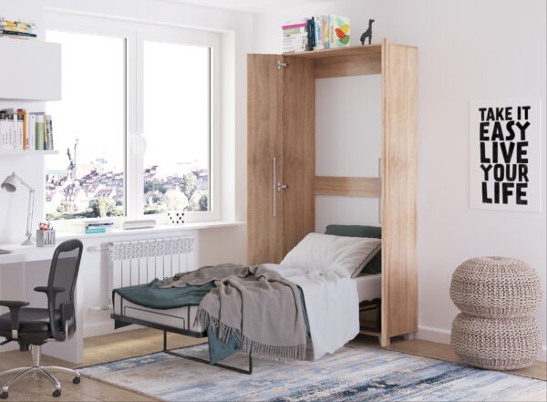 TEDDY 90 aranżacja sonoma jasna open