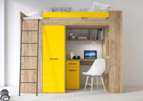 VERANA L aranżacja front craft złoty żółty