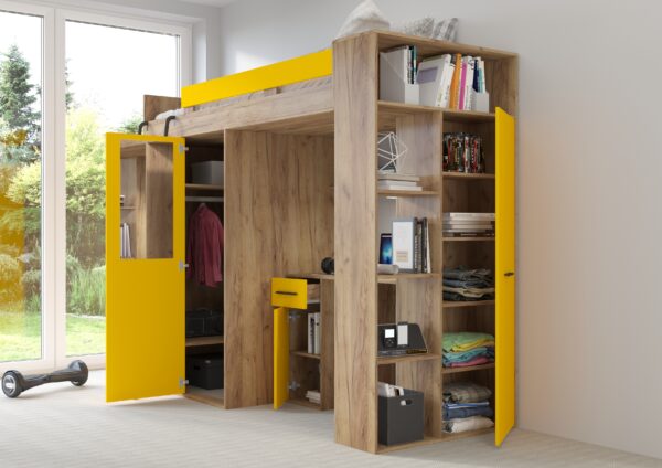 VERANA L aranżacja open craft złoty żółty