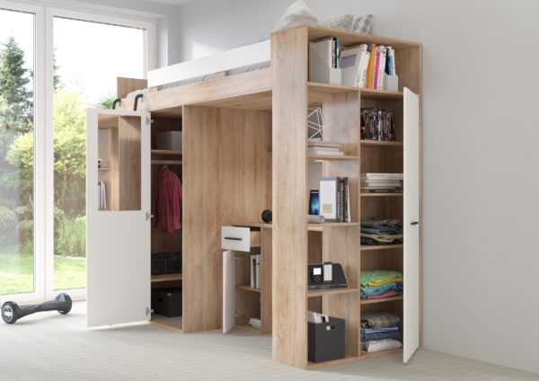 VERANA L aranżacja open sonoma jasna biały