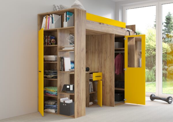 VERANA P aranżacja open craft złoty żółty