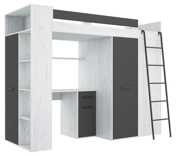 VERANA P bok craft biały grafit kopia