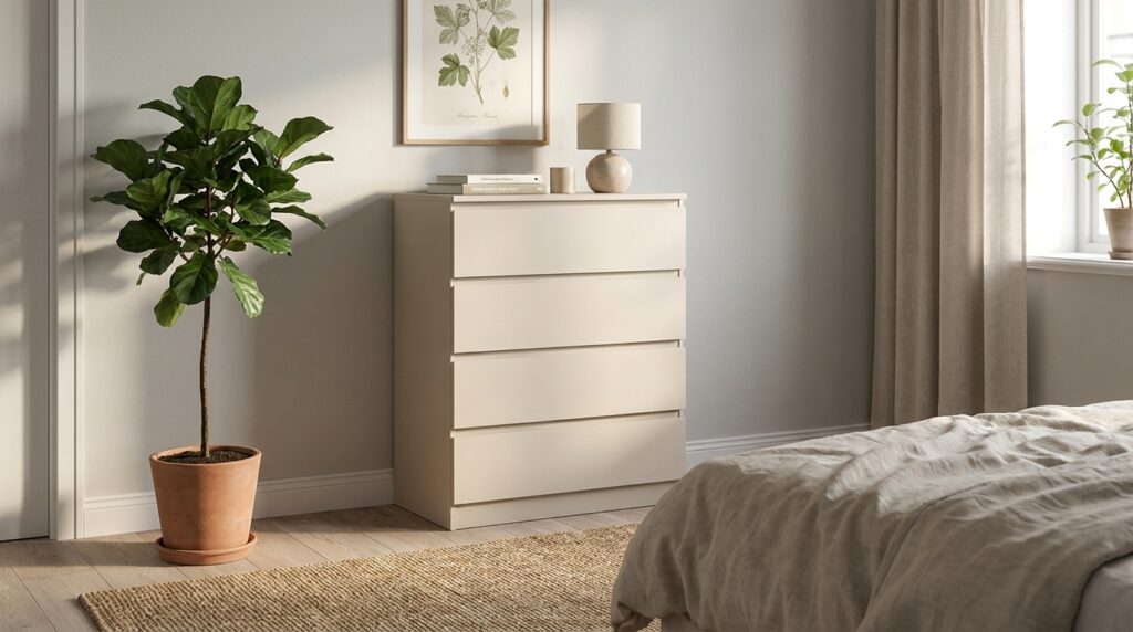 komoda maja s4 90 cm kaszmir 4 szuflady