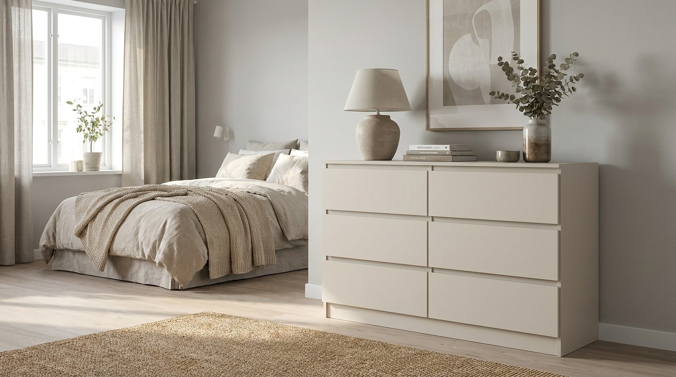 komoda maja s6 120 cm kaszmir