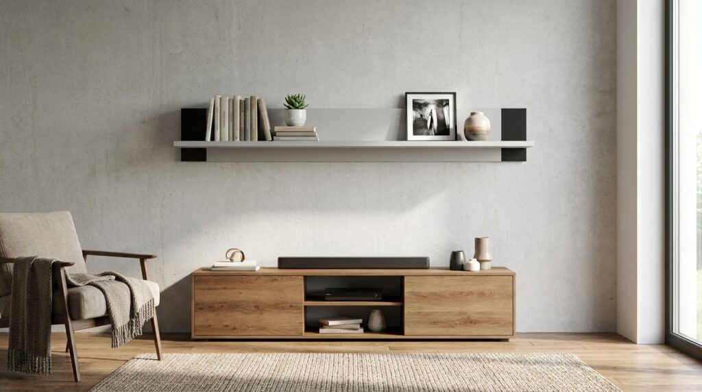 polka wiszaca panel mondi 125 cm bialy mat generated