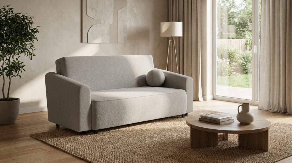 sofa rozkladana nesso 130 cm 2dl bez generated