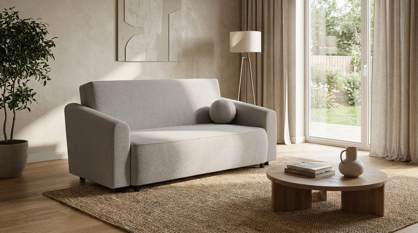 sofa rozkladana nesso 130 cm 2dl bez generated