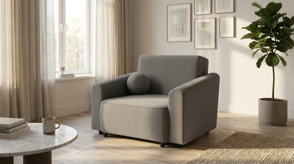 sofa rozkladana nesso 80 cm 1dl ciemnoszary generated