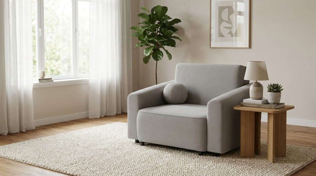 sofa rozkladana nesso 80 cm 1dl szary generated
