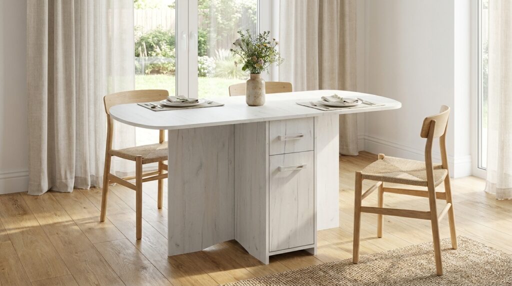 stolik rozkladany homi mini 10 craft bialy 40 160 generated
