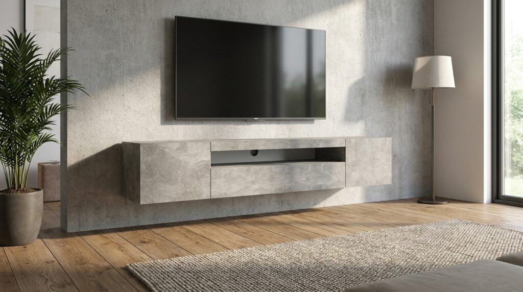 szafka rtv aura 200 cm beton uniwersalna generated