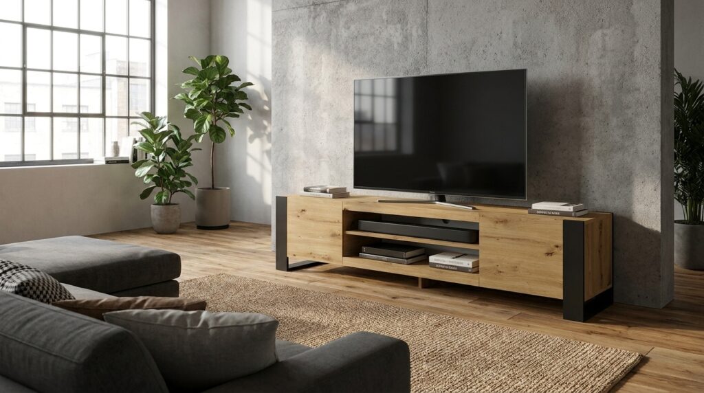 szafka rtv komoda mondi 188 cm dab artisan stojaca generated