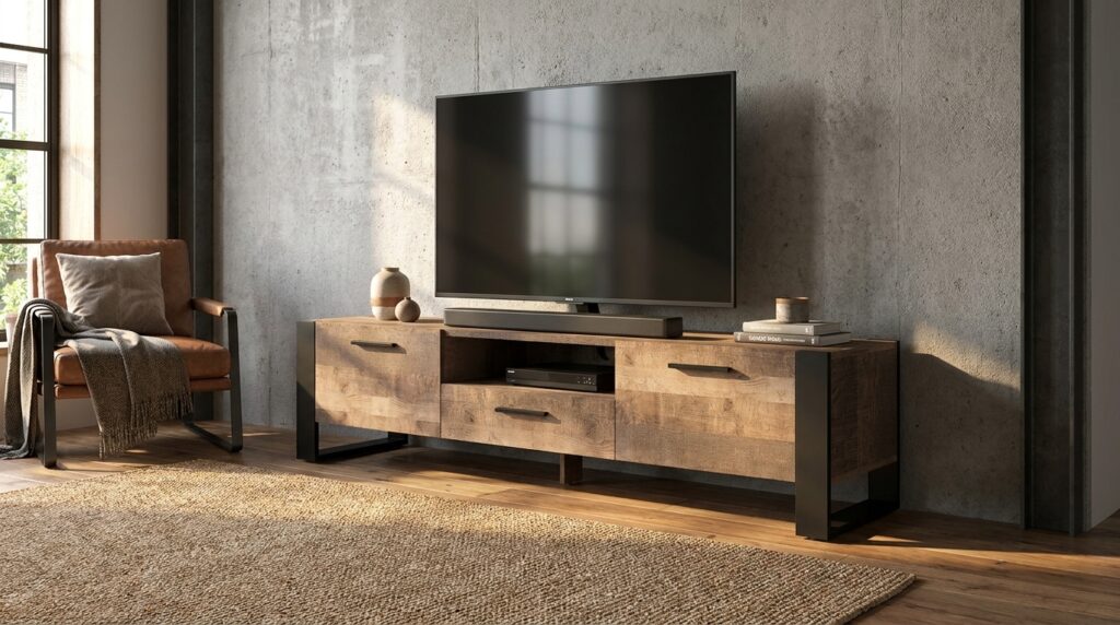 szafka rtv komoda nuka 200 cm dab grange stojaca generated