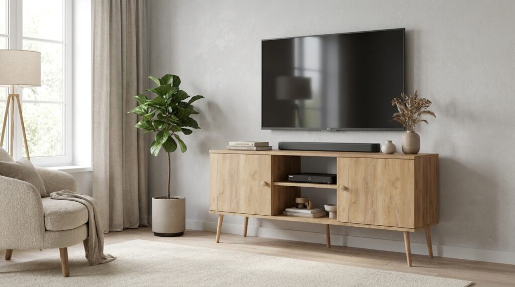 szafka rtv malibo 150 cm dab craft zloty