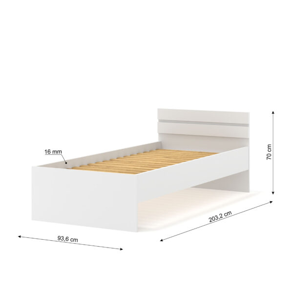 5903769753055 MAJA LOZKO 90+stelaz Biala wymiar