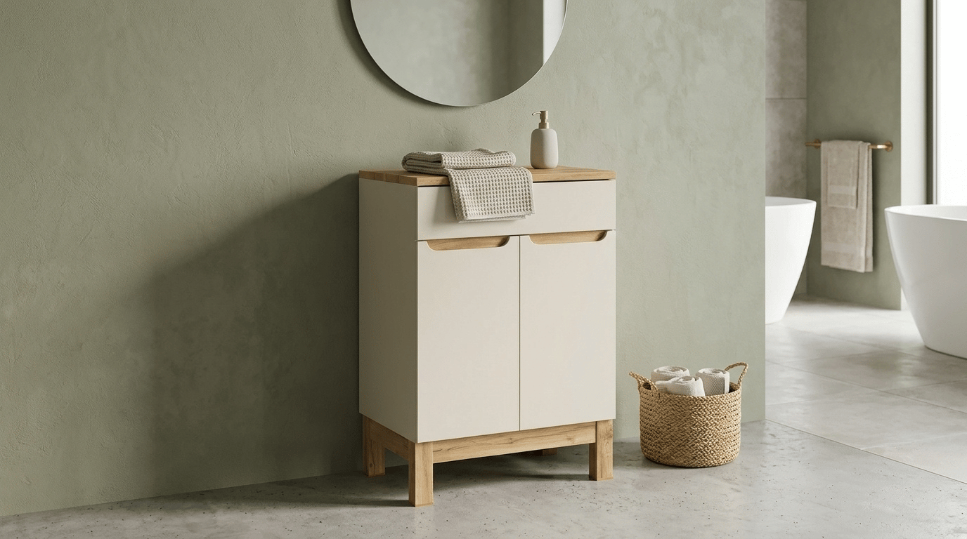 Szafka BALI Kaszmir 60cm z blatem 2D