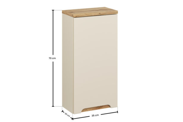 Szafka górna 35cm 1 Drzwi 5 BALI kaszmir