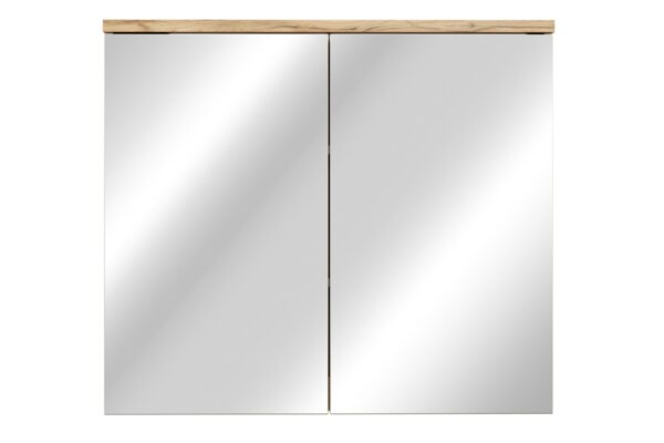 Szafka z lustrem 80cm BALI kaszmir 2 drzwi (2)