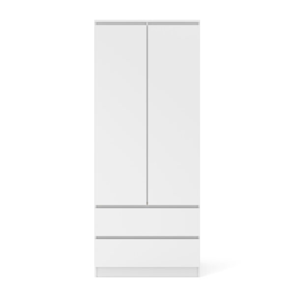 5903769752430 MAJA SZAFA 80 2D2S Front Biala
