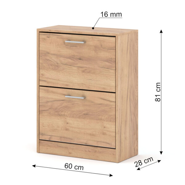 ADA 2D SzafkaNaButy CraftZloty skos wymiar