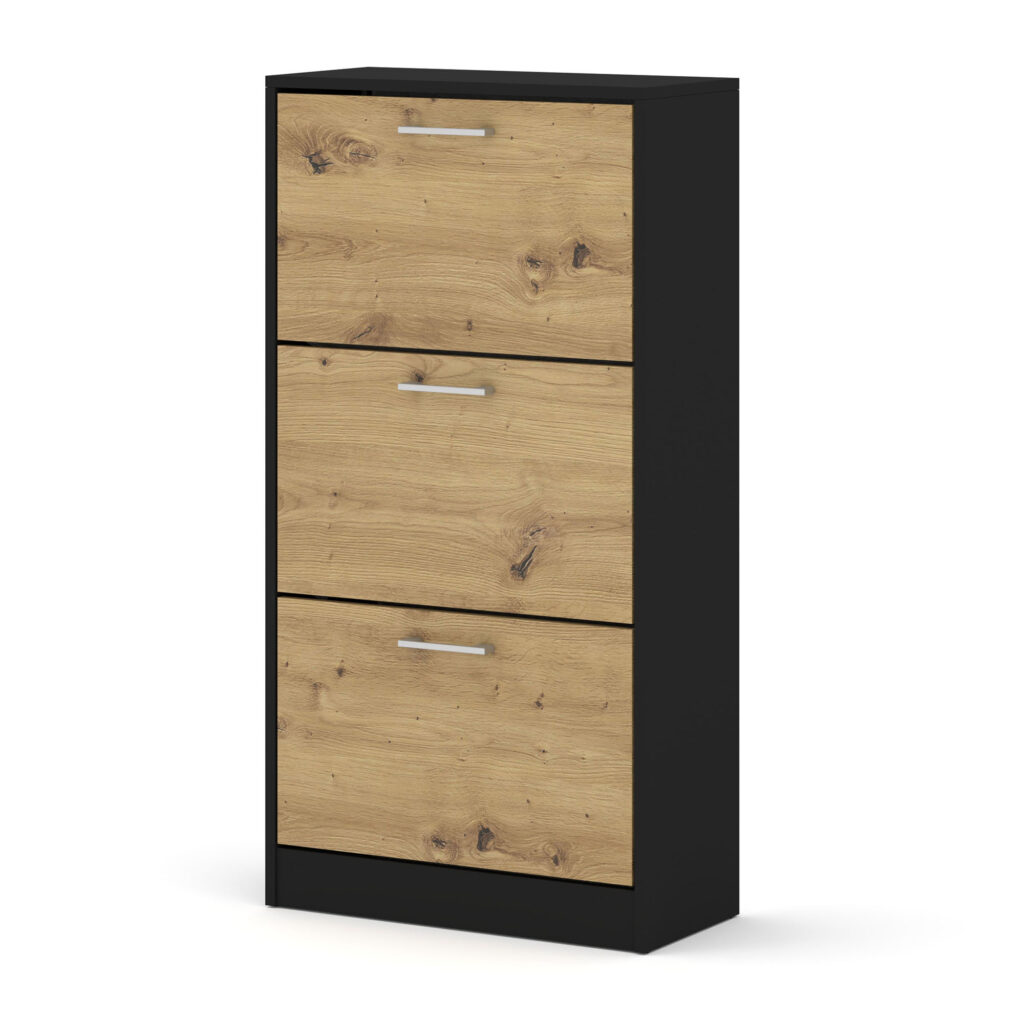 IGA 3D SzafkaNaButy Czarna Artisan skos