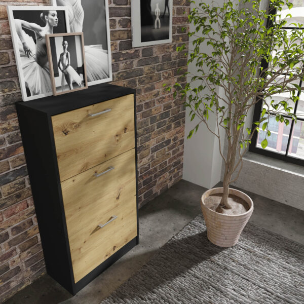 IGA 3D SzafkaNaButy CzarnyArtisan Aranz A ujecie2