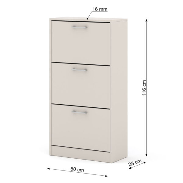 IGA 3D SzafkaNaButy Kaszmir skos wymiar