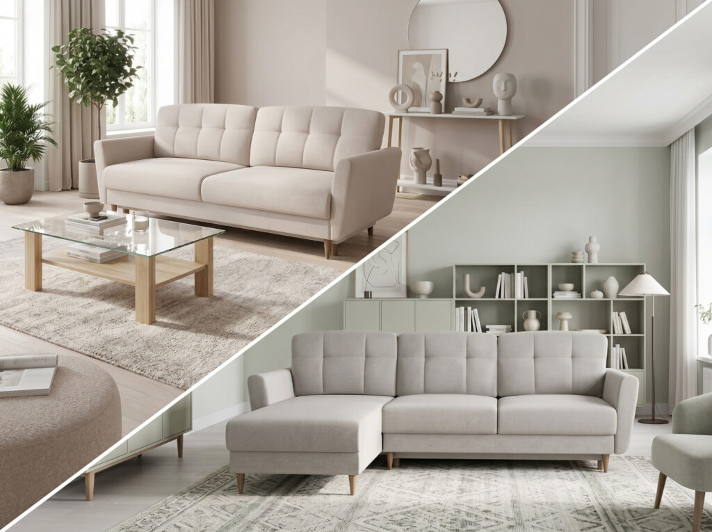 Sofa czy narożnik do salonu – co wybrać