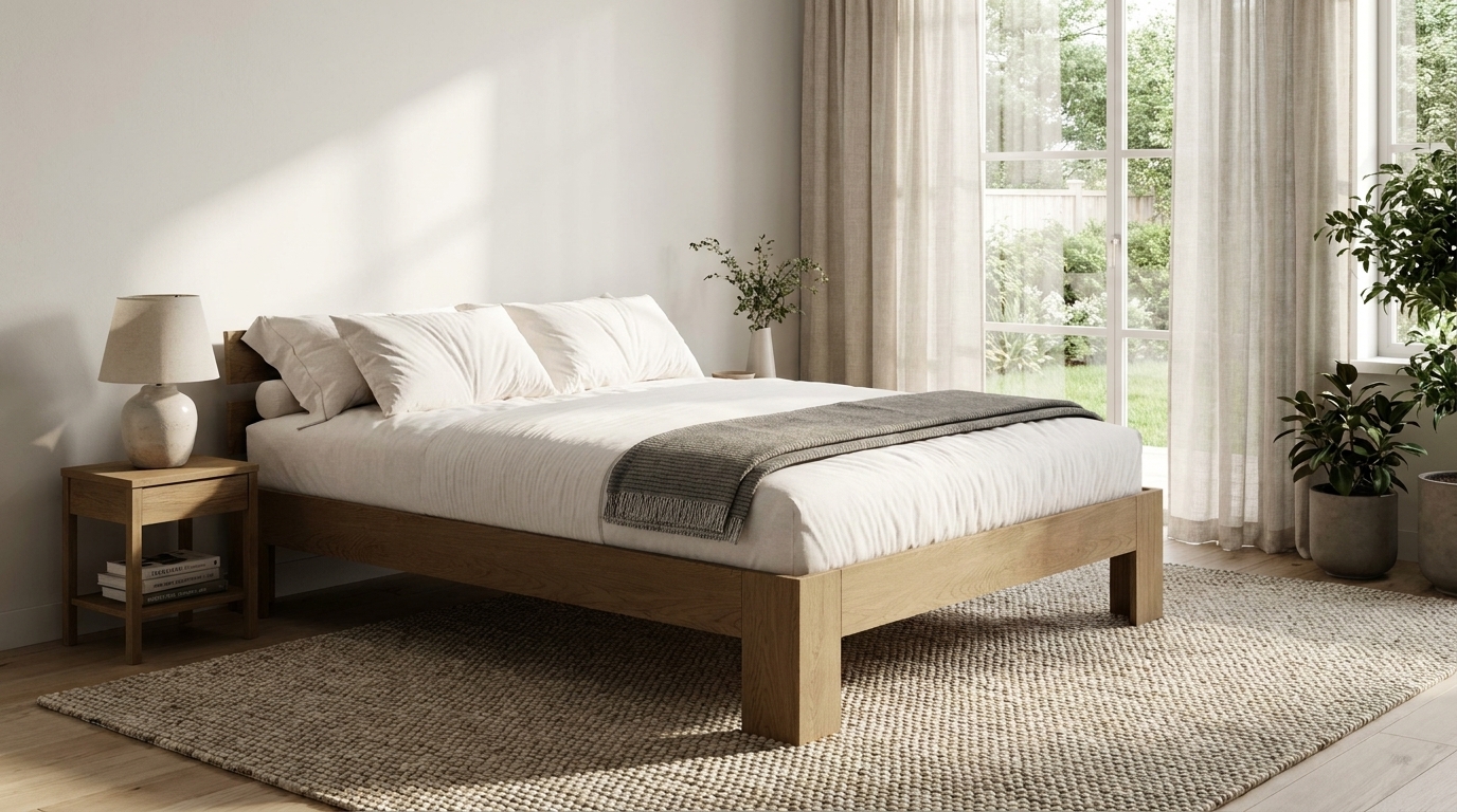 lozko dwuosobowe flagg 120cm jesion lite drewno