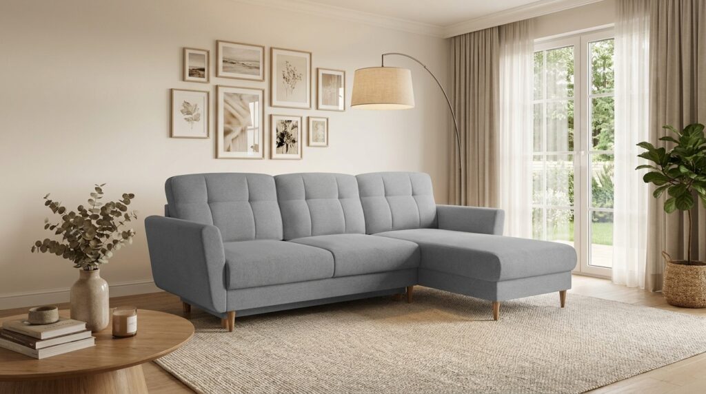 naroznik rozkladany dakota 210 cm szary generated