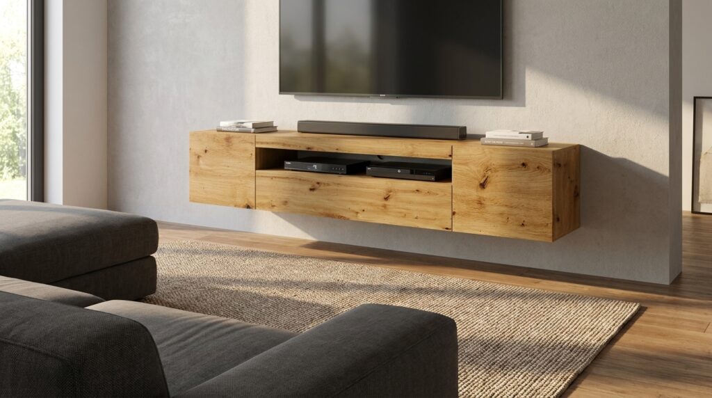 szafka rtv aura 200 cm dab artisan uniwersalna generated