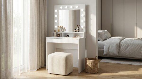 toaletka broadway 80 cm biala z oswietleniem led generated