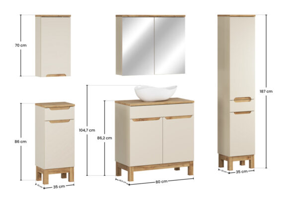 zestaw bali kaszmir 80cm3