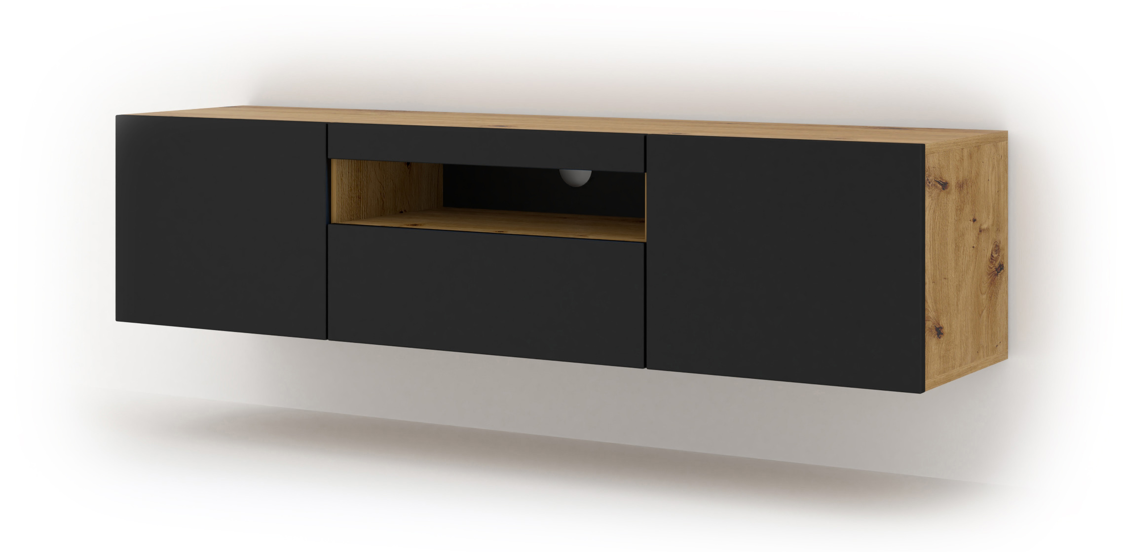 AURA rtv 150 Artisan CzarnyMat wiszaca bezLEDa