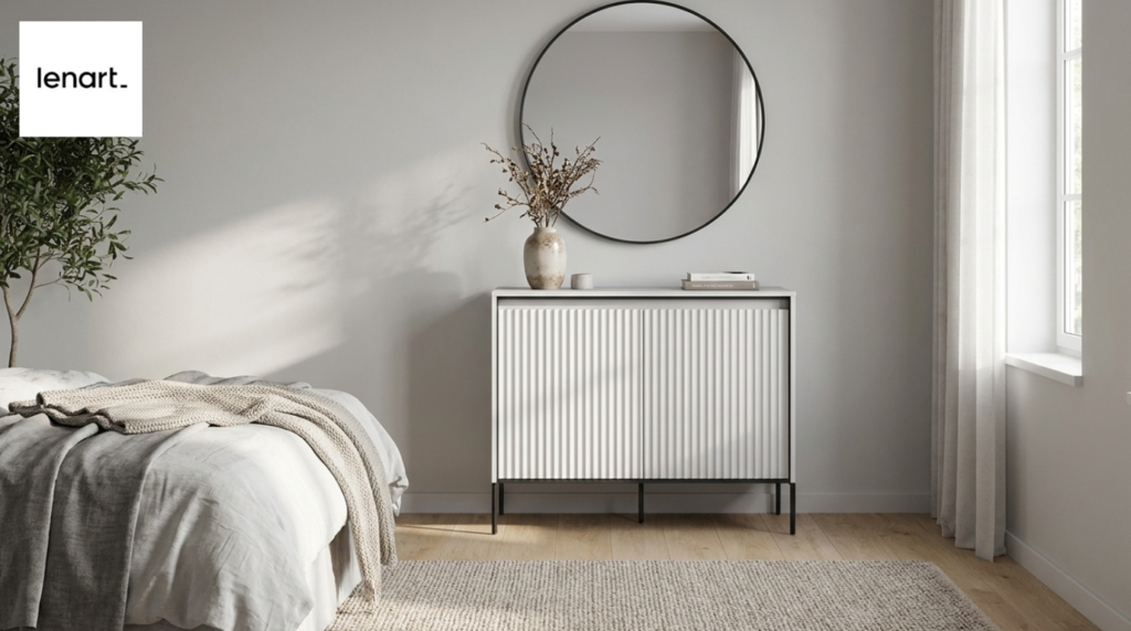 Komoda Trend 02 98cm białyczarny