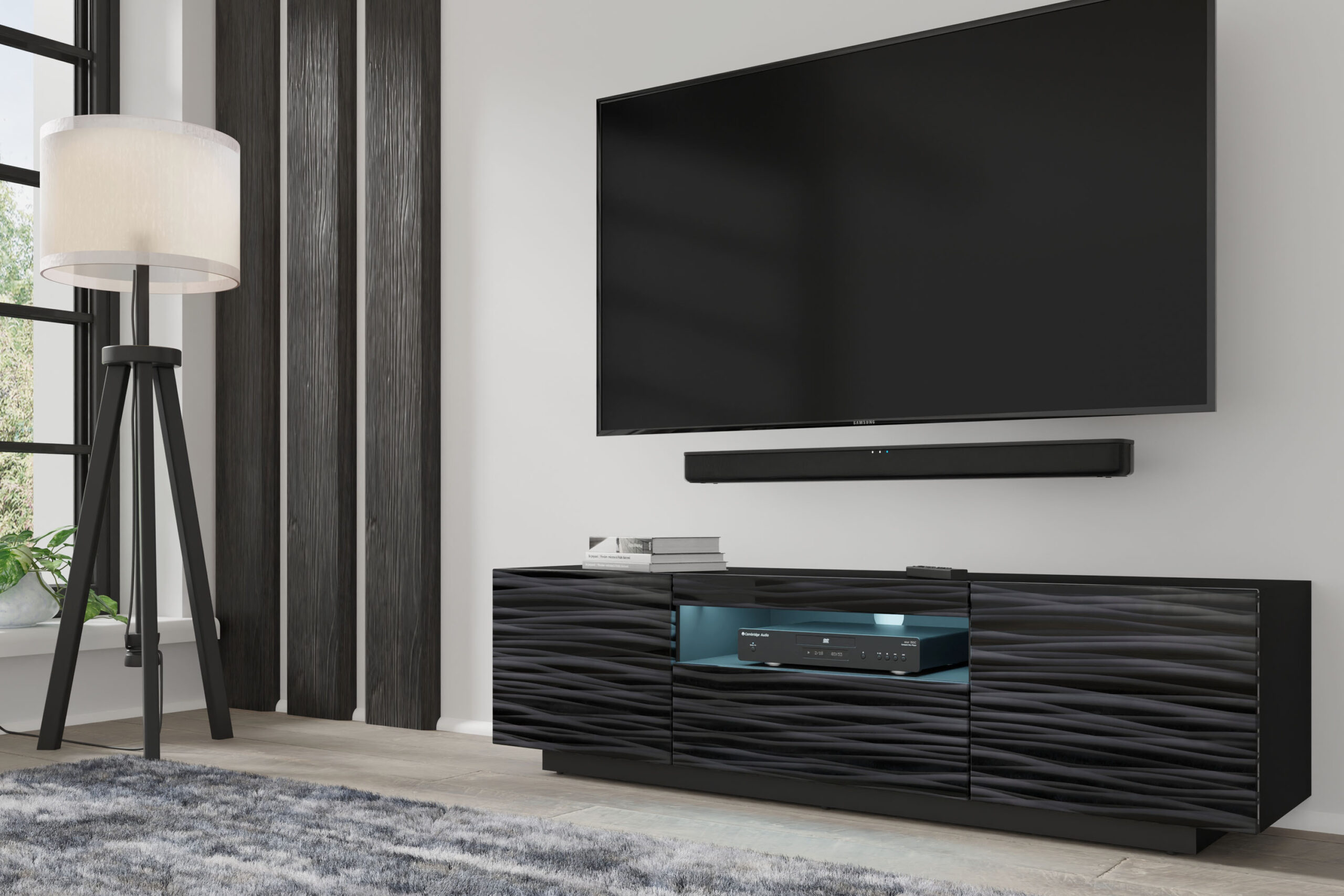 RTV AURA 150 aranz stojaca B LED