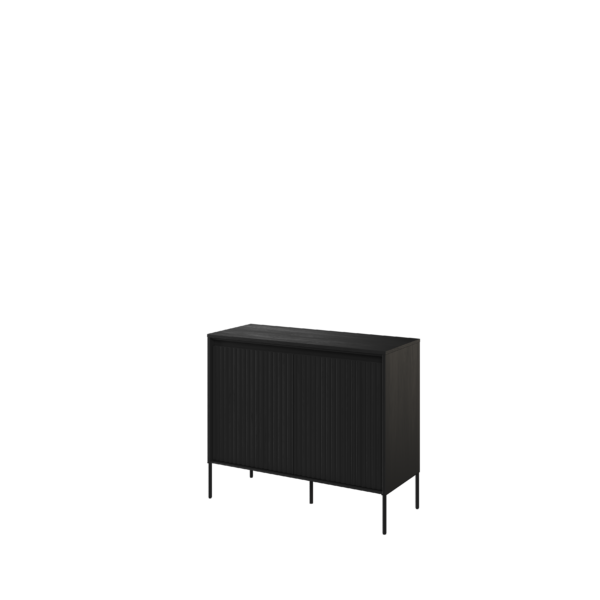 komoda 2d czarny